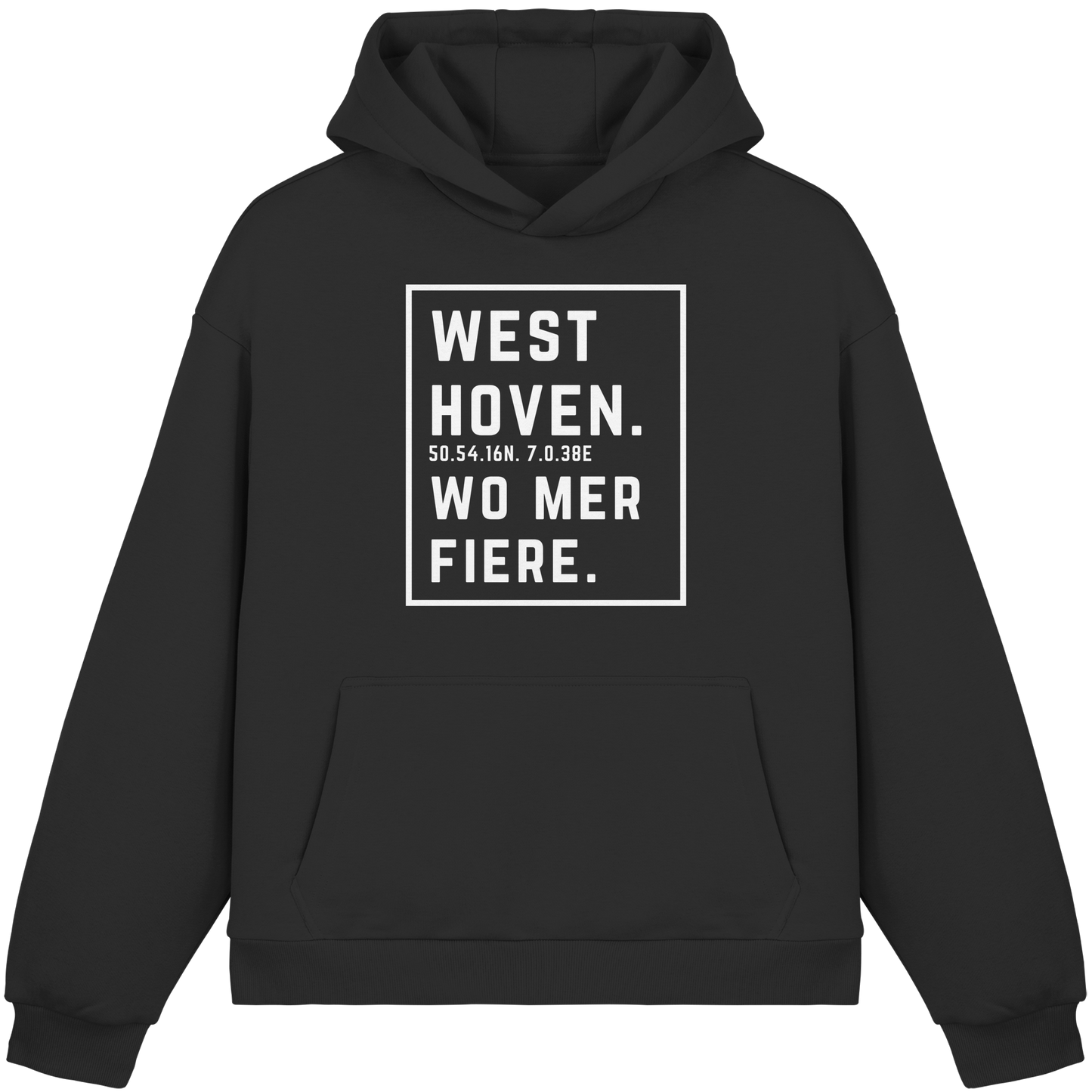 Westhoven Fiere Druck - Fluffy Boxcut Hoodie