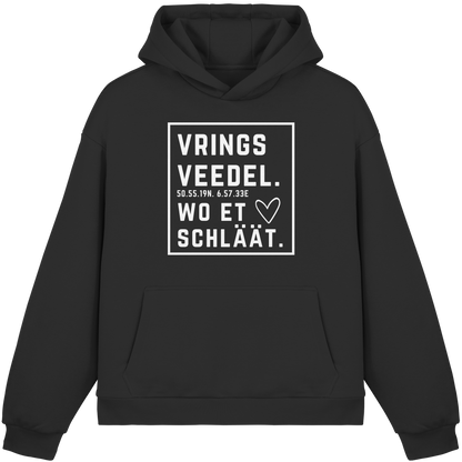 Vringsveedel Hätz Druck - Fluffy Boxcut Hoodie