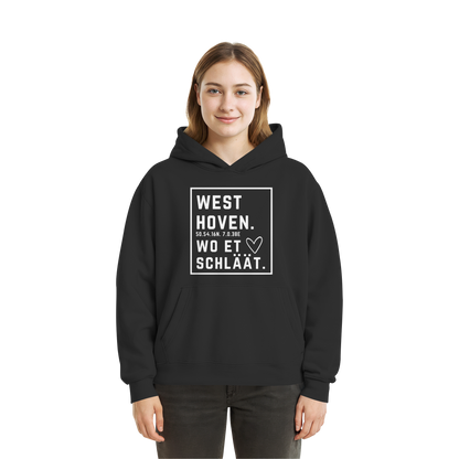 Westhoven Hätz Druck  - Fluffy Boxcut Hoodie