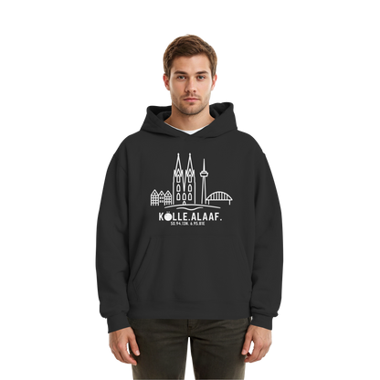 Skyline Alaaf Druck - Fluffy Boxcut Hoodie