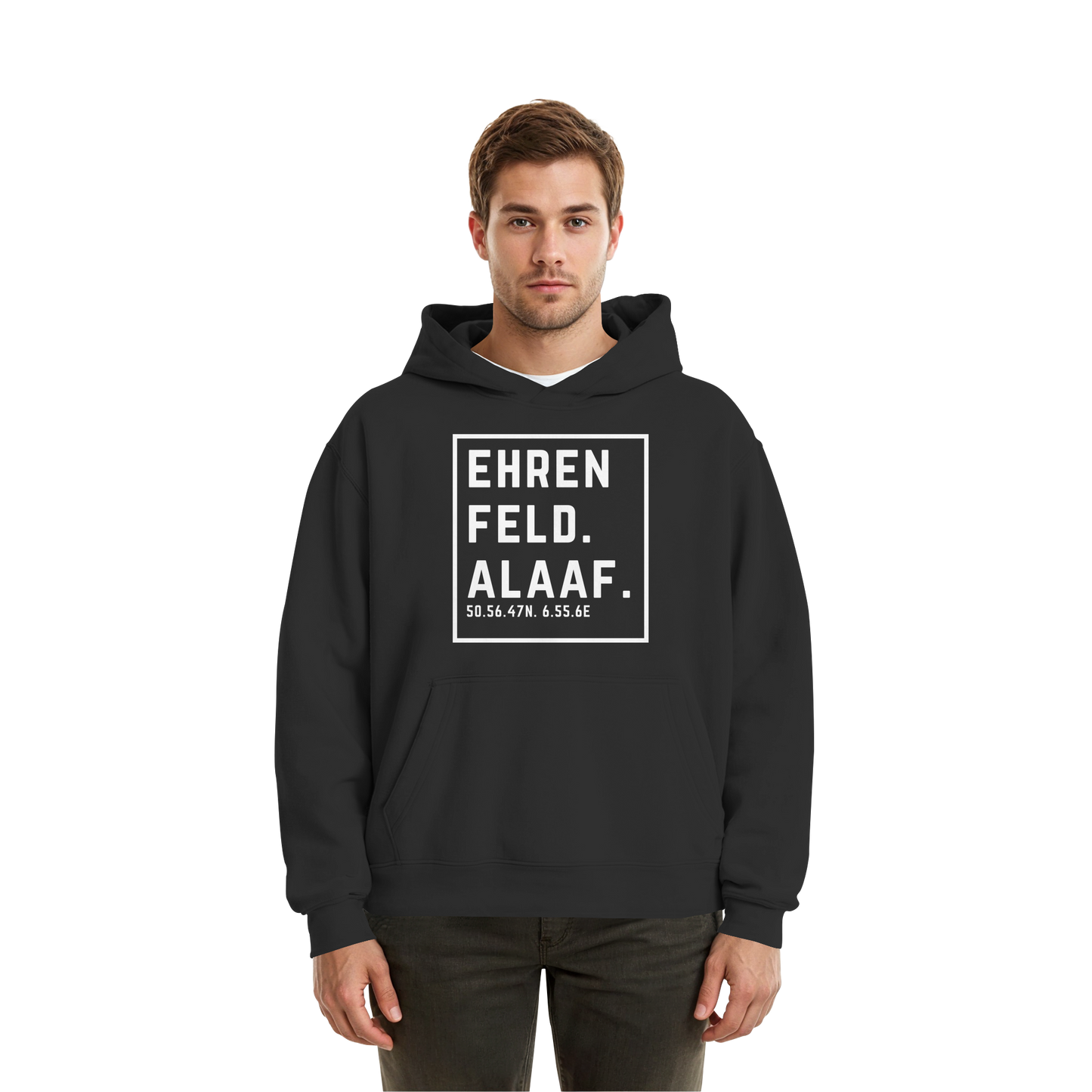Ehrenfeld Alaaf Druck - Fluffy Boxcut Hoodie