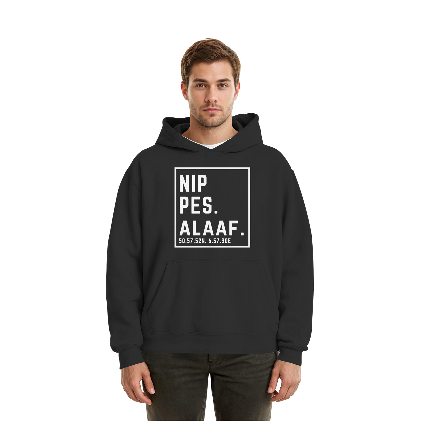 Nippes Alaaf Druck  - Fluffy Boxcut Hoodie