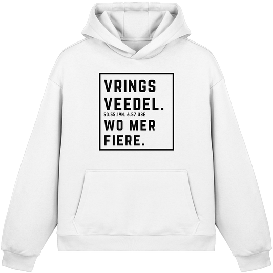 Vringsveedel Fiere Druck - Fluffy Boxcut Hoodie