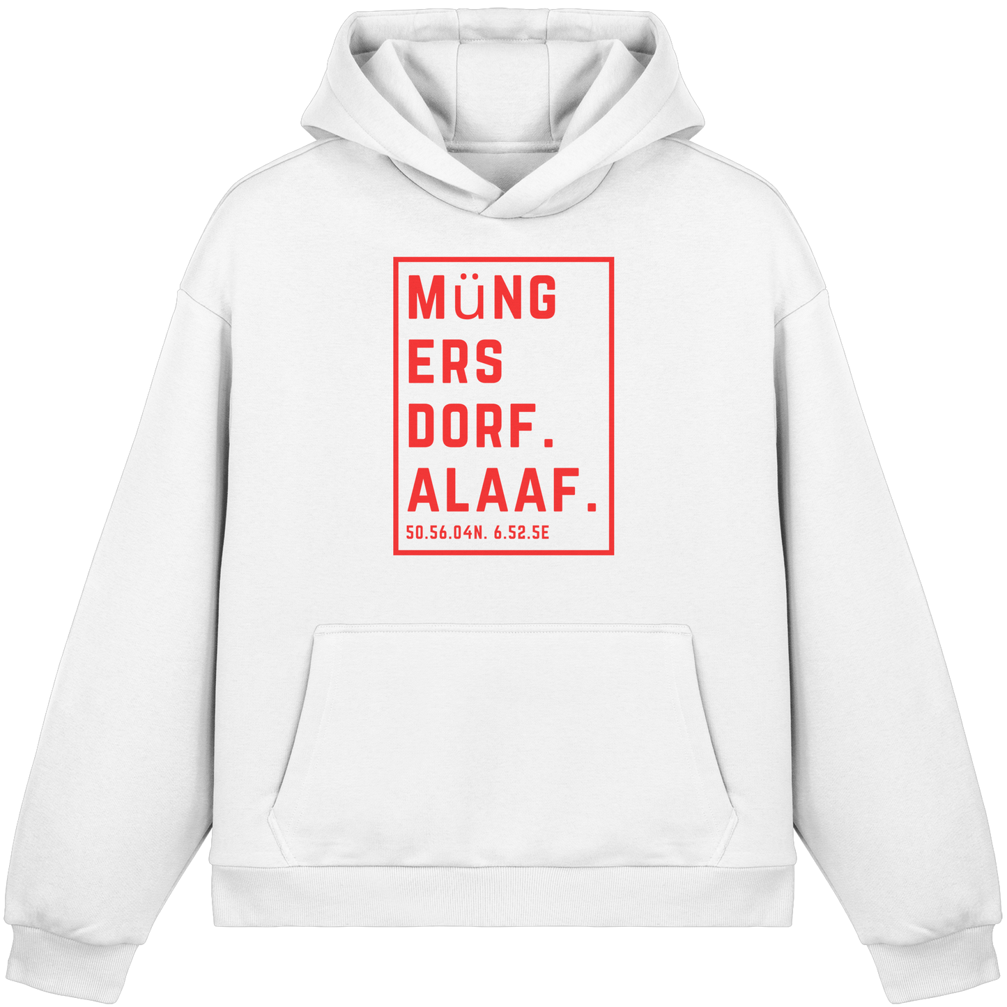 Müngersdorf Alaaf Druck  - Fluffy Boxcut Hoodie