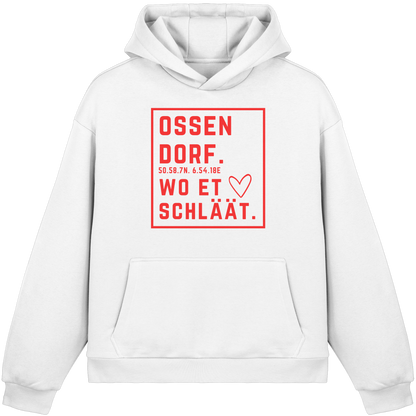 Ossendorf Hätz Druck - Fluffy Boxcut Hoodie