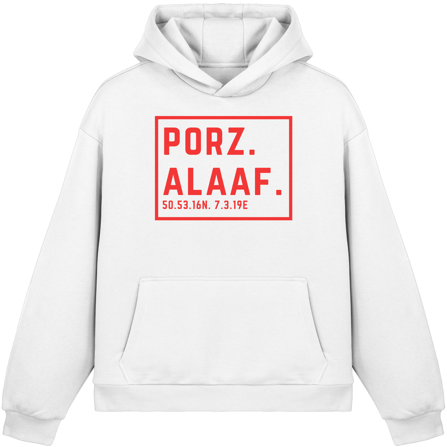 PorzAlaaf Druck - Fluffy Boxcut Hoodie