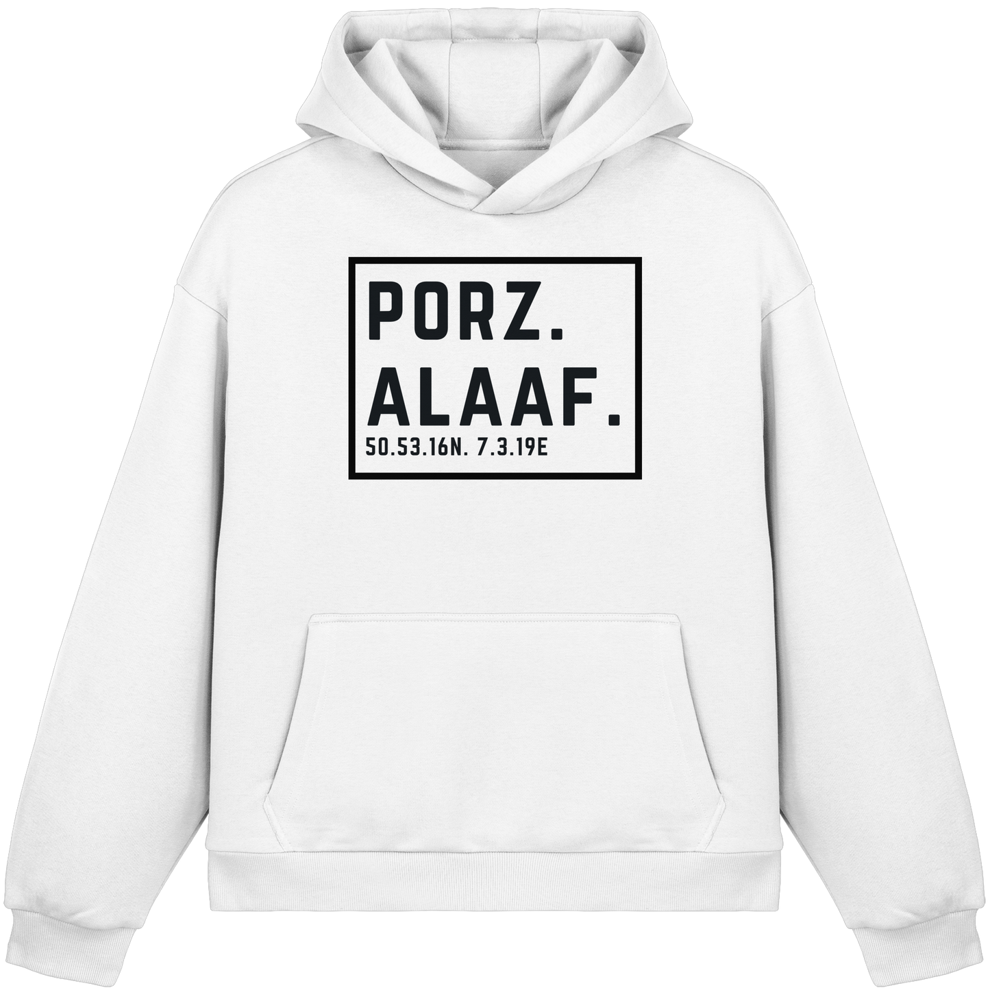 Porz Alaaf Druck - Fluffy Boxcut Hoodie