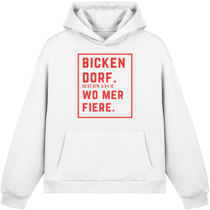 Bickendorf Fiere Druck - Fluffy Boxcut Hoodie