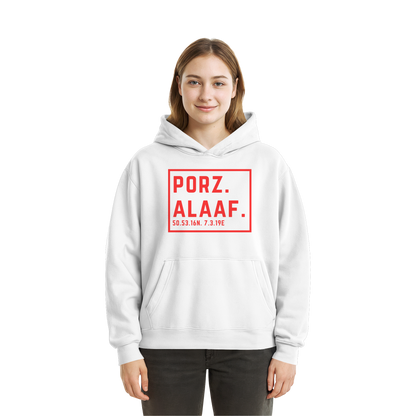 PorzAlaaf Druck - Fluffy Boxcut Hoodie