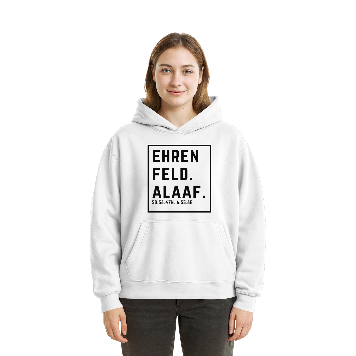 Ehrenfeld Alaaf Druck - Fluffy Boxcut Hoodie