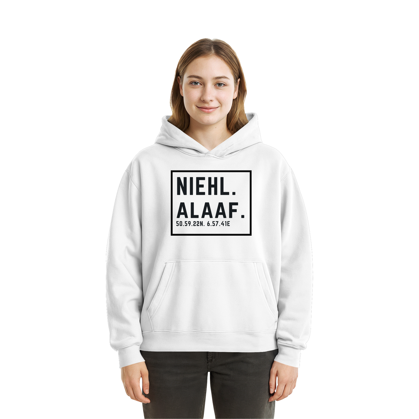 Niehl Alaaf Druck - Fluffy Boxcut Hoodie