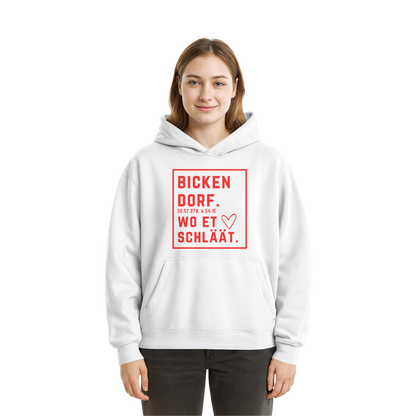 Bickendorf Hätz Druck  - Fluffy Boxcut Hoodie