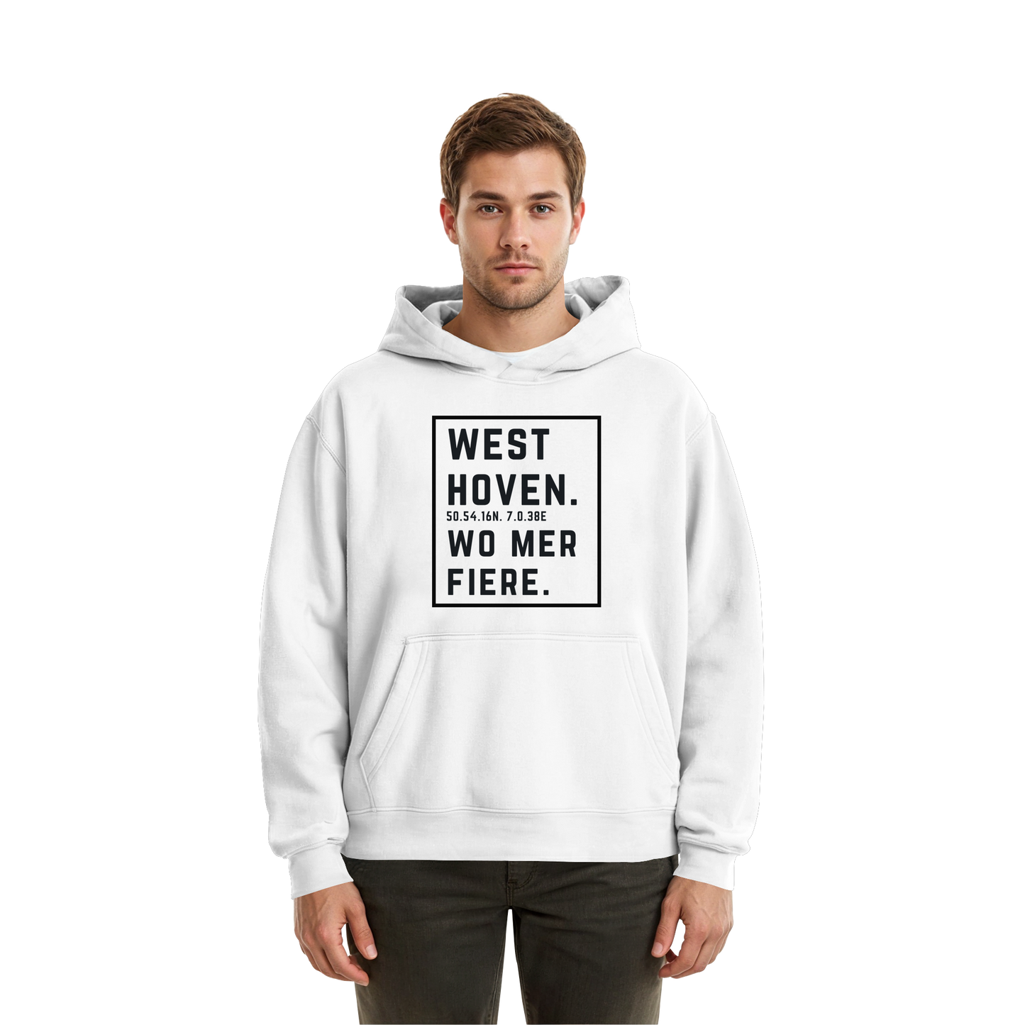 Westhoven Fiere Druck - Fluffy Boxcut Hoodie