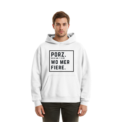 Porz Fiere Druck - Fluffy Boxcut Hoodie