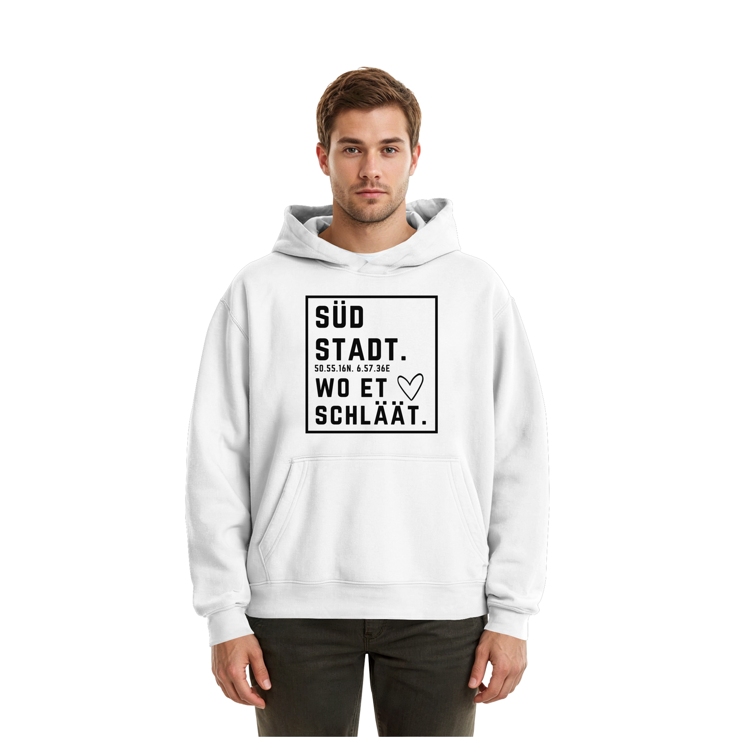 Südstadt Hätz Druck - Fluffy Boxcut Hoodie