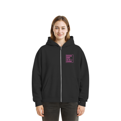 Wo de Sonn schingk - Bickendorf Druck  - Fluffy Boxcut Zipper