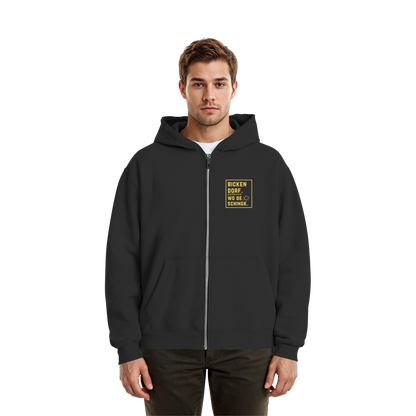 Wo de Sonn schingk - Bickendorf Druck - Fluffy Boxcut Zipper