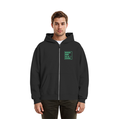 Wo de Sonn schingk - Bickendorf Druck - Fluffy Boxcut Zipper