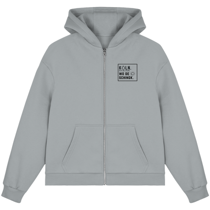 Wo de Sonn schingk - Köln Druck   - Fluffy Boxcut Zipper