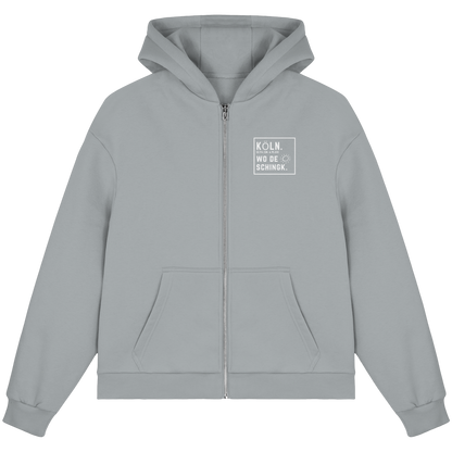 Wo de Sonn schingk - Köln Druck - Fluffy Boxcut Zipper
