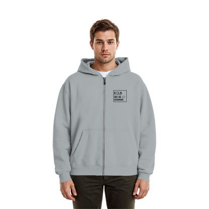 Wo de Sonn schingk - Köln Druck   - Fluffy Boxcut Zipper