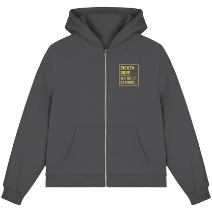 Wo de Sonn schingk - Bickendorf Druck - Fluffy Boxcut Zipper