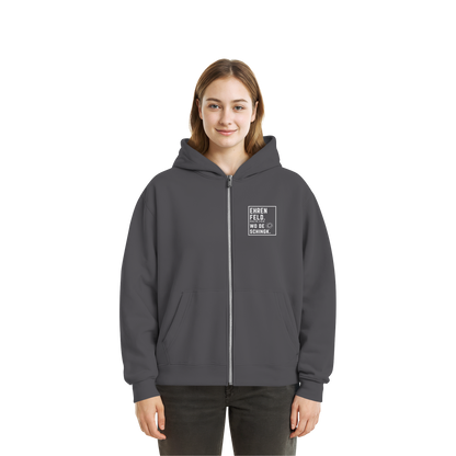 Wo de Sonn schingk - Ehrenfeld Druck - Fluffy Boxcut Zipper