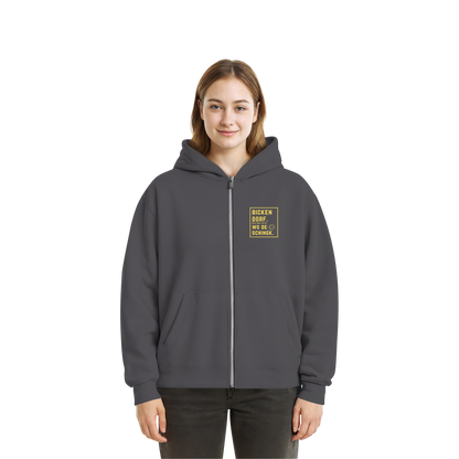 Wo de Sonn schingk - Bickendorf Druck - Fluffy Boxcut Zipper