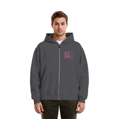 Wo de Sonn schingk - Köln Druck  - Fluffy Boxcut Zipper