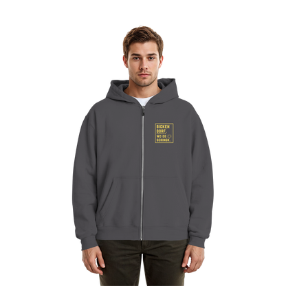Wo de Sonn schingk - Bickendorf Druck - Fluffy Boxcut Zipper