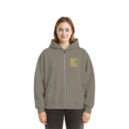 Wo de Sonn schingk - Bickendorf Druck - Fluffy Boxcut Zipper