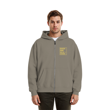 Wo de Sonn schingk - Bickendorf Druck - Fluffy Boxcut Zipper