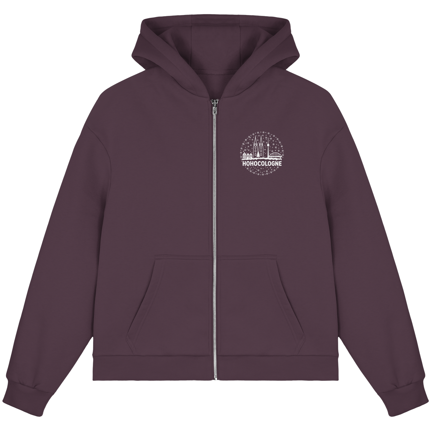 HOHOCologne Druck - Fluffy Boxcut Zipper