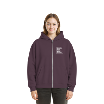Wo de Sonn schingk - Bickendorf Druck - Fluffy Boxcut Zipper