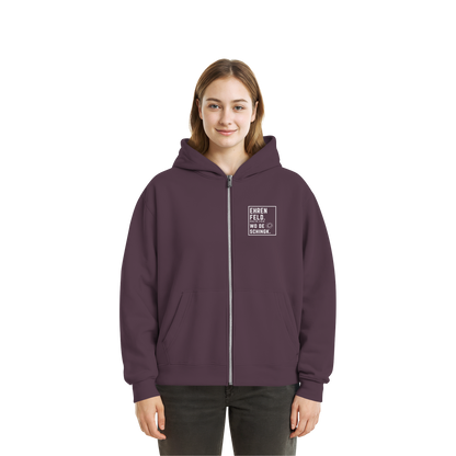 Wo de Sonn schingk - Ehrenfeld Druck - Fluffy Boxcut Zipper