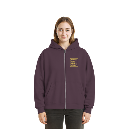 Wo de Sonn schingk - Bickendorf Druck - Fluffy Boxcut Zipper