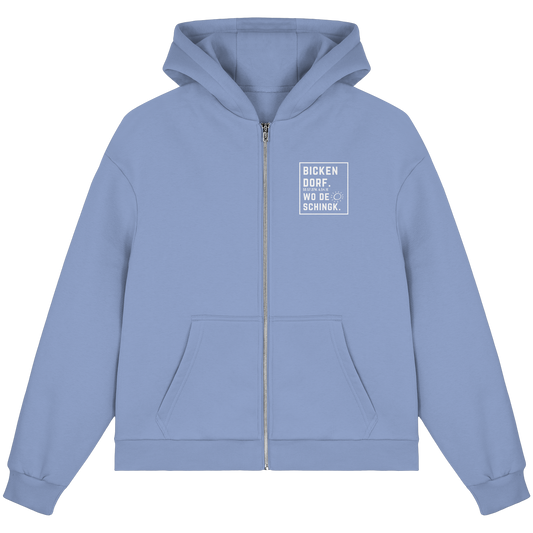 Wo de Sonn schingk - Bickendorf Druck - Fluffy Boxcut Zipper