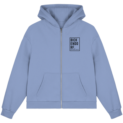 Bickendorf Koordinaten (kleiner Druck auf der Brust) - Fluffy Boxcut Zipper