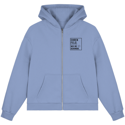 Wo de Sonn schingk - Ehrenfeld Druck  - Fluffy Boxcut Zipper