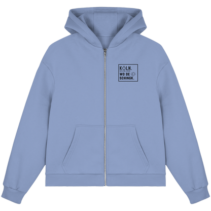 Wo de Sonn schingk - Köln Druck   - Fluffy Boxcut Zipper