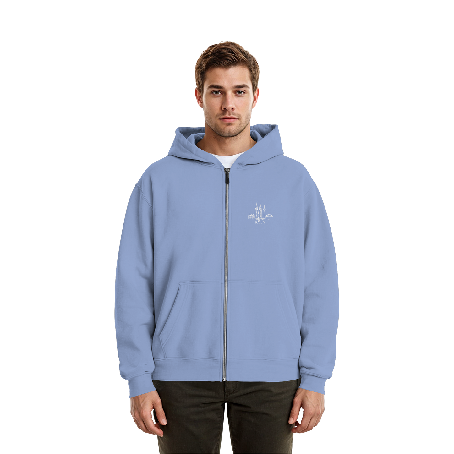Köln Skyline Stick - Fluffy Boxcut Zipper