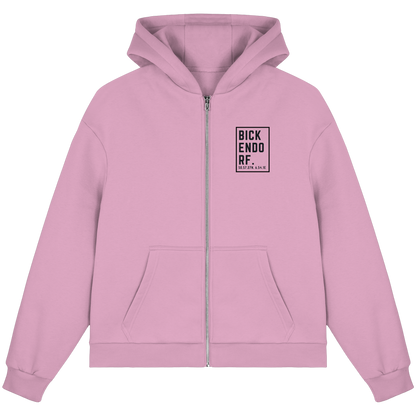 Bickendorf Koordinaten (kleiner Druck auf der Brust) - Fluffy Boxcut Zipper