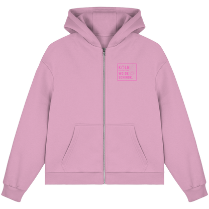 Wo de Sonn schingk - Köln Druck  - Fluffy Boxcut Zipper