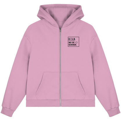 Wo de Sonn schingk - Köln Druck   - Fluffy Boxcut Zipper