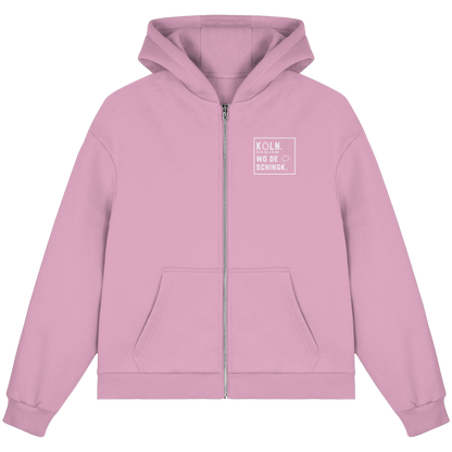 Wo de Sonn schingk - Köln Druck - Fluffy Boxcut Zipper