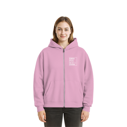 Wo de Sonn schingk - Ehrenfeld Druck - Fluffy Boxcut Zipper