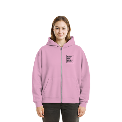 Wo de Sonn schingk - Bickendorf Druck  - Fluffy Boxcut Zipper