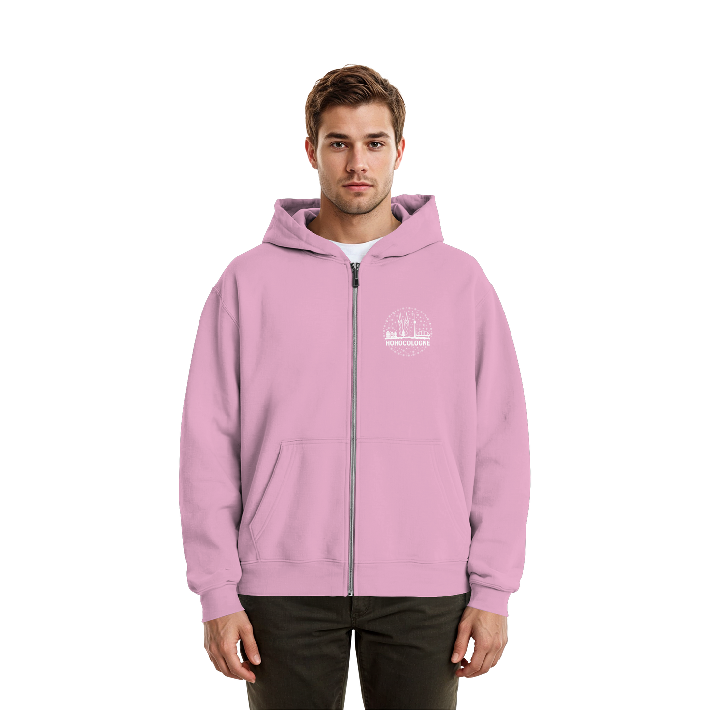HOHOCologne Druck - Fluffy Boxcut Zipper