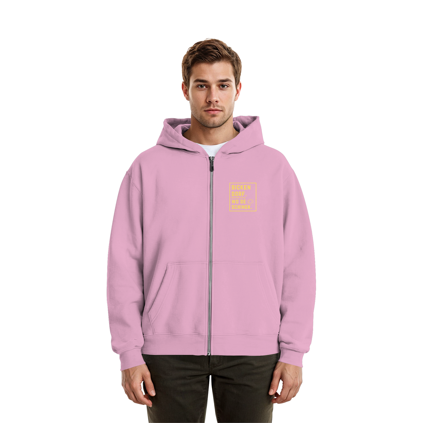 Wo de Sonn schingk - Bickendorf Druck - Fluffy Boxcut Zipper