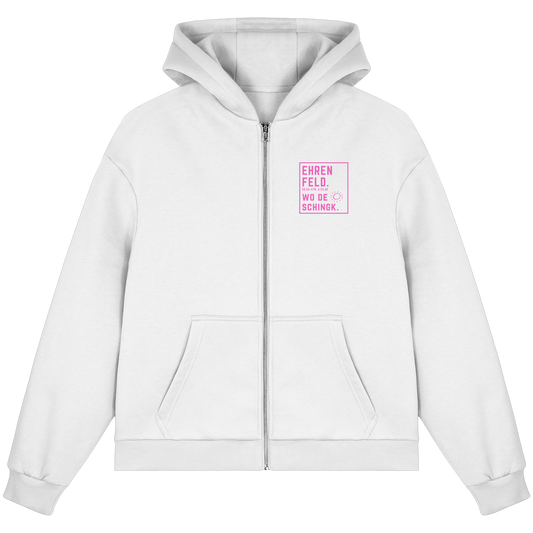Wo de Sonn schingk - Ehrenfeld Druck   - Fluffy Boxcut Zipper
